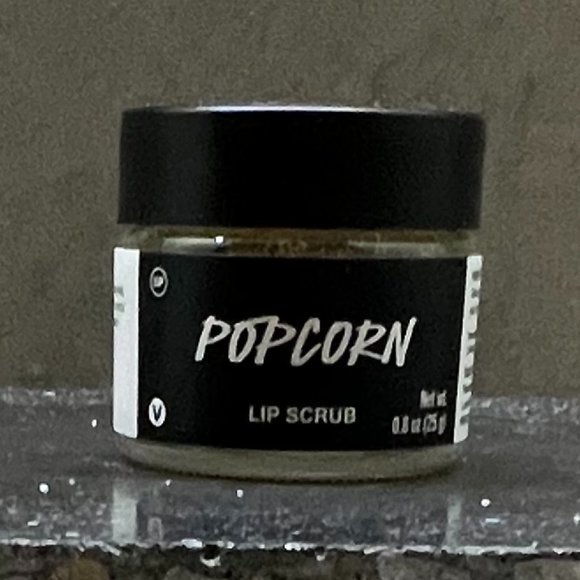 LUSH Retro Limited Edition Kitchen Exclusive Popcorn Lip Scrub, 0.8 oz. - Picture 7 of 7